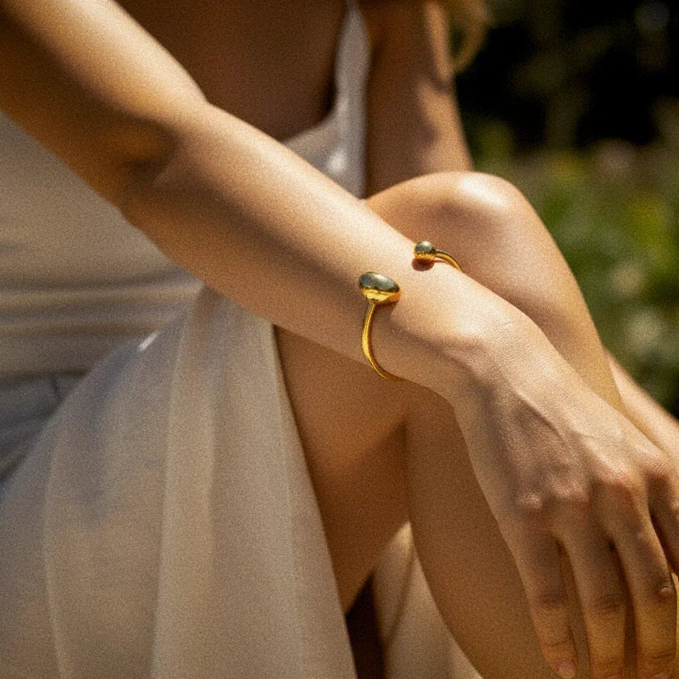 [Topon]Mallory Minimalist Gold Cuff