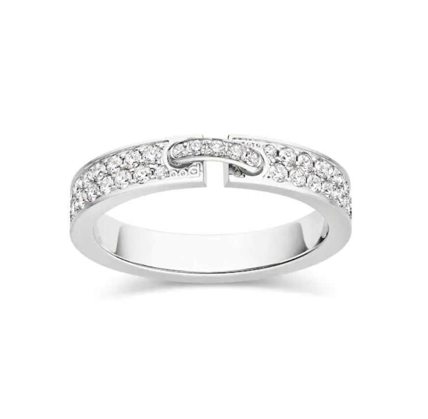 [Topon Jewelry]ALLIANCE LIENS VIDENCE PAVED DIAMOND 4MM RING