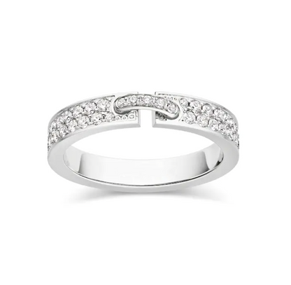 [Topon Jewelry]ALLIANCE LIENS VIDENCE PAVED DIAMOND 4MM RING