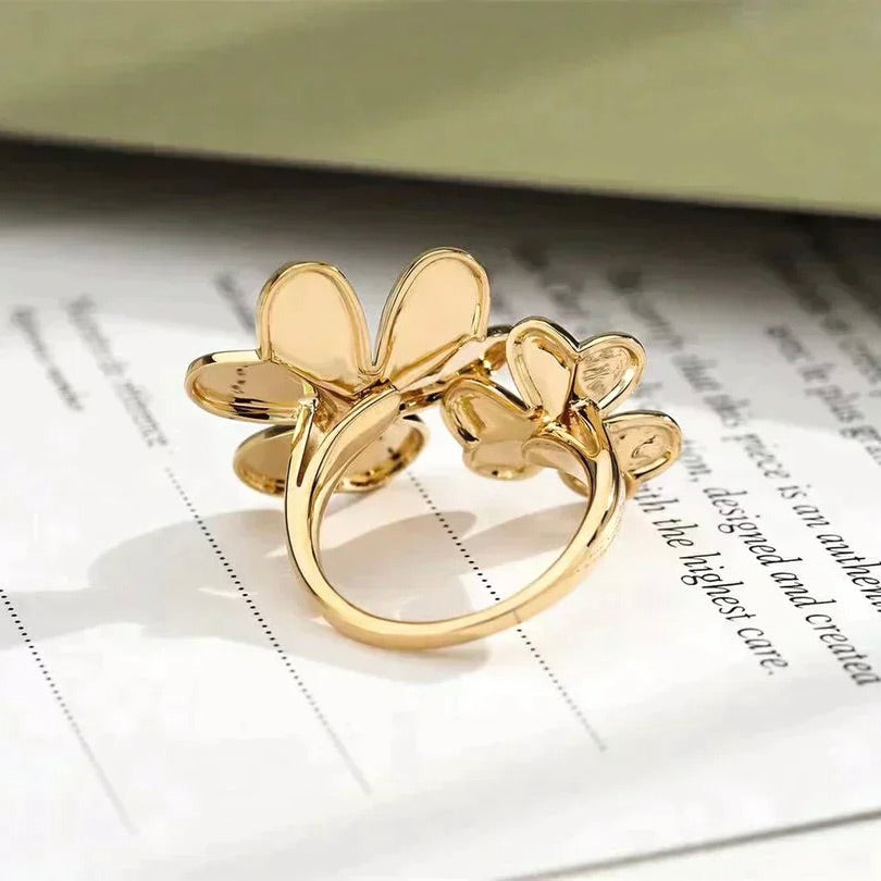 [Topon Jewelry]CLOVER COMOS GOLD DIAMOND RING