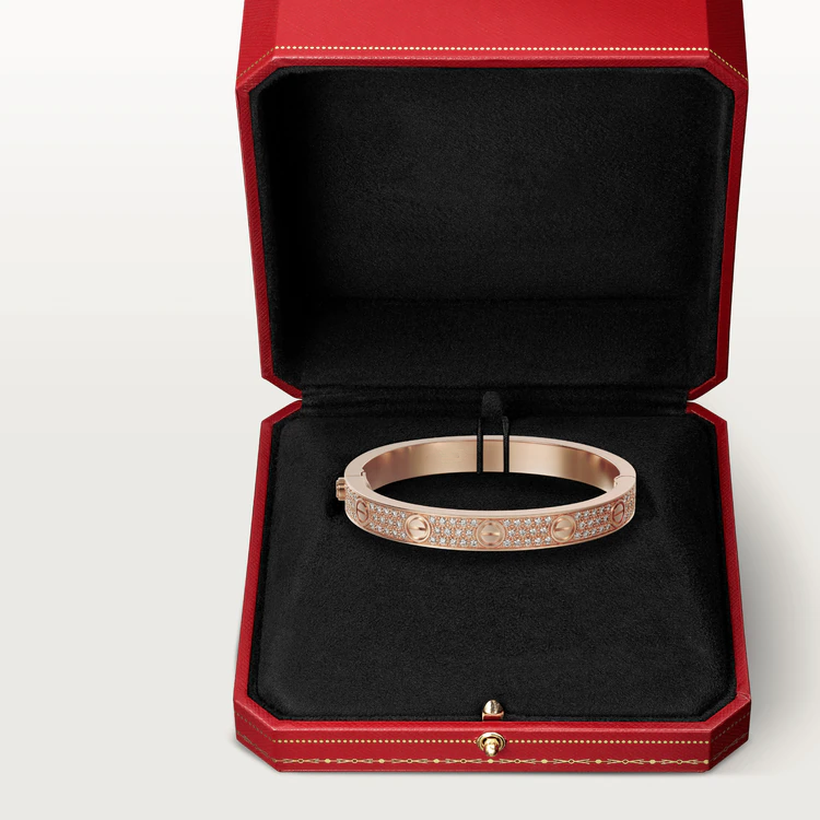 [Topon Jewelry]LOVE BRACELET 6.1MM DIAMOND-PAVED