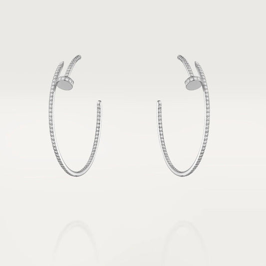 [Topon]JUSTE EARRINGS FULL DIAMONDS 1.8MM