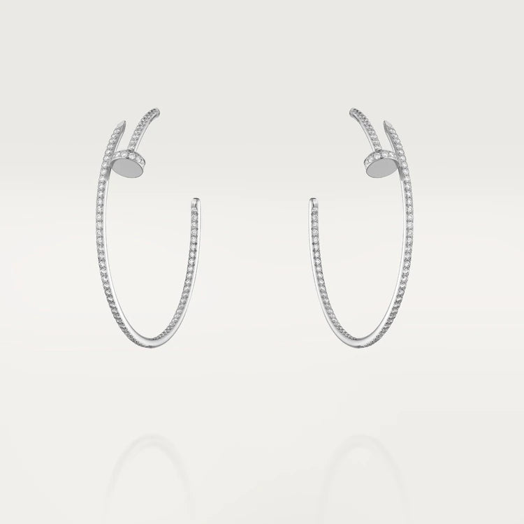 [Topon Jewelry]JUSTE EARRINGS FULL DIAMONDS 1.8MM