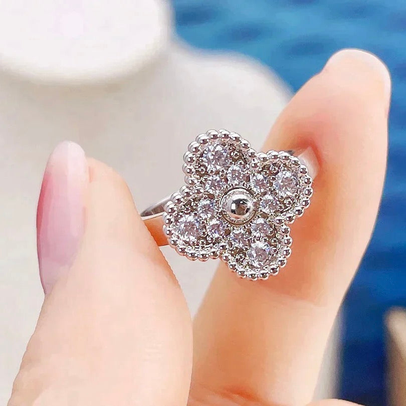 [Topon Jewelry]CLOVER DIAMOND RING