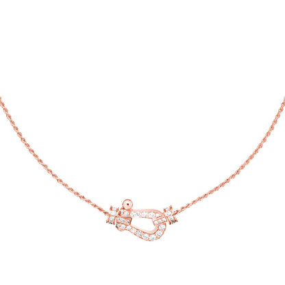 [Topon Jewelry]FORCE 10 PINK GOLD DIAMOND NECKLACE