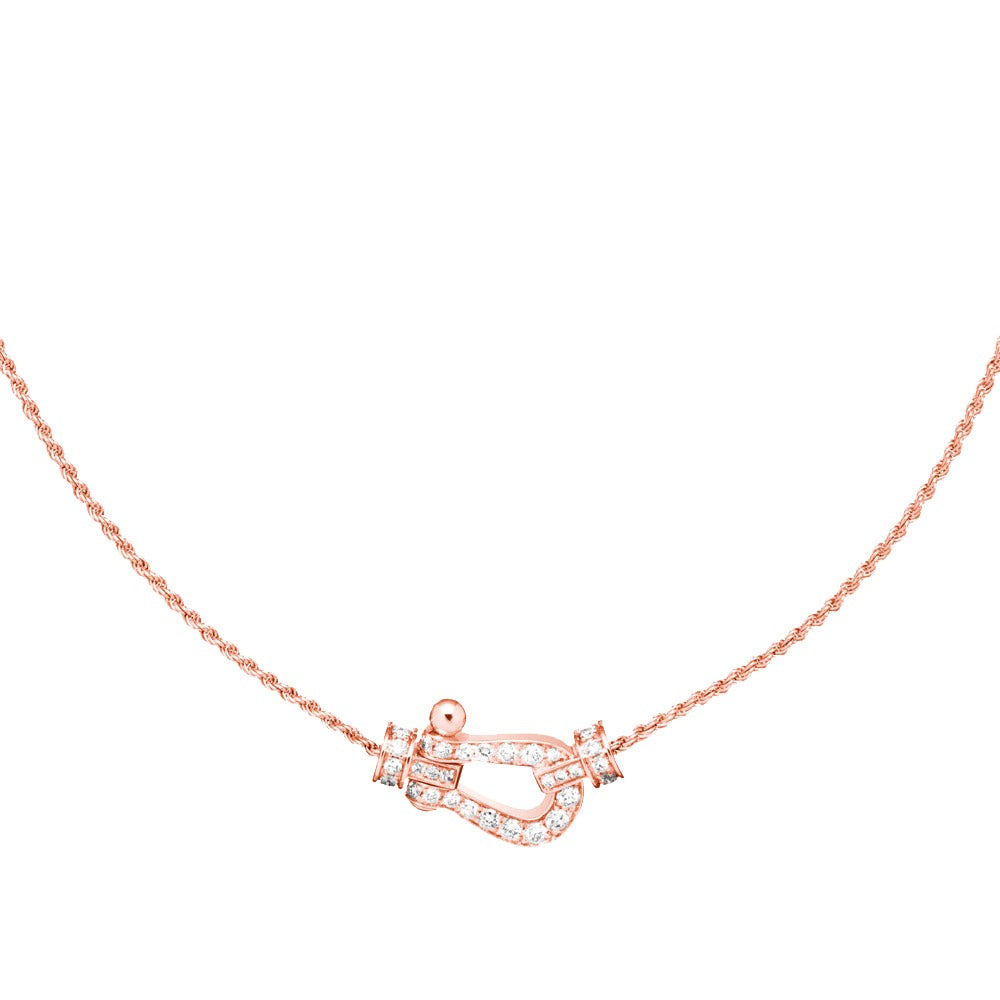 [Topon]FORCE 10 PINK GOLD DIAMOND NECKLACE