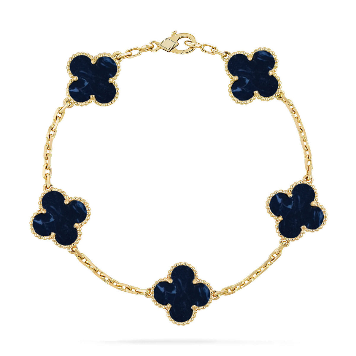 [Topon]CLOVER 5 MOTIF PIETERSITE BRACELET COLLECTION