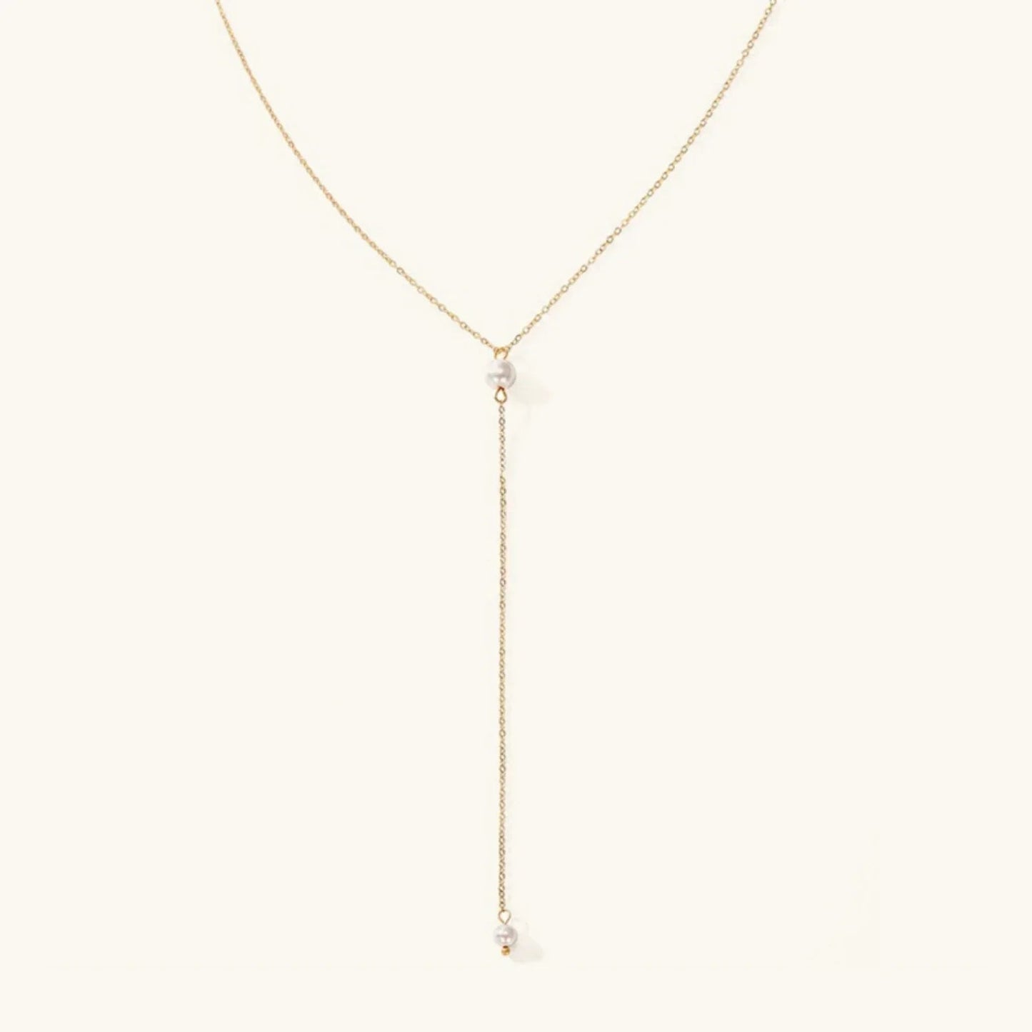 [Topon]Beatrice Pearl Tassel Necklace