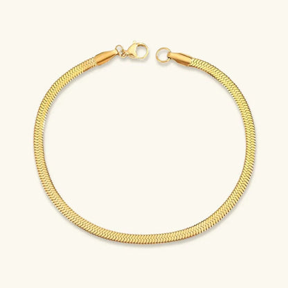 [Topon]Vida Gold Herringbone Bracelet