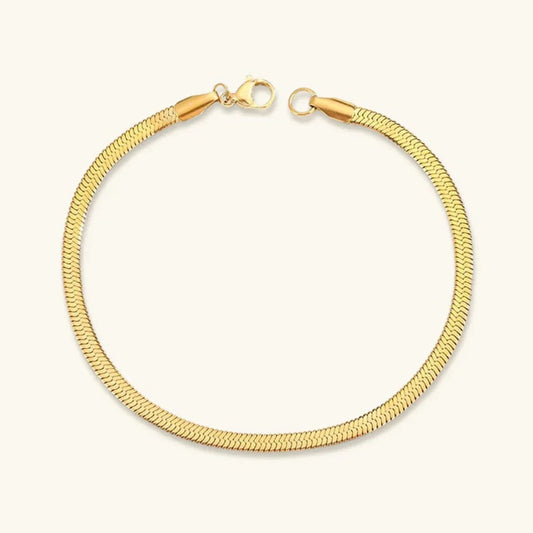 [Topon]Vida Gold Herringbone Bracelet