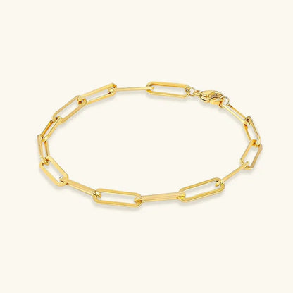 [Topon]Eloise Gold Paperclip Bracelet
