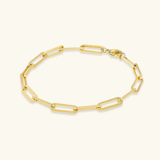 [Topon]Eloise Gold Paperclip Bracelet