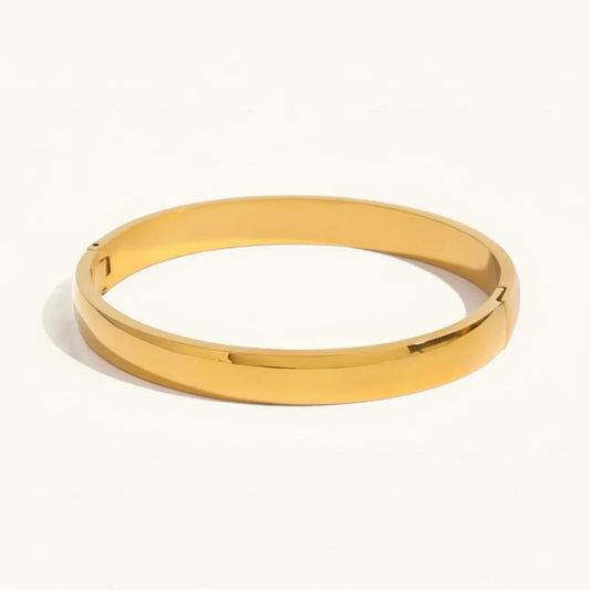 [Topon]Melina Large Stacking Gold Bangle