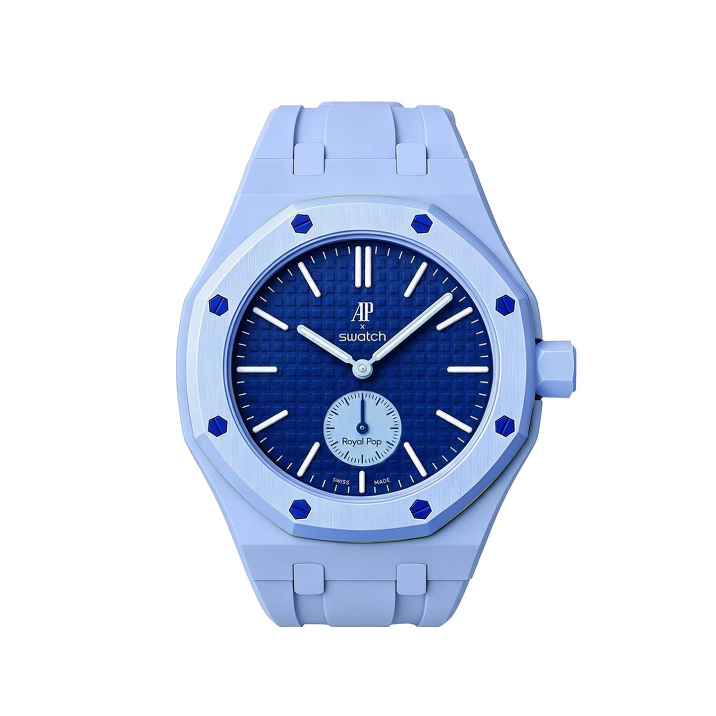 Oak Pop Exclusive Light Blue Silicone Strap