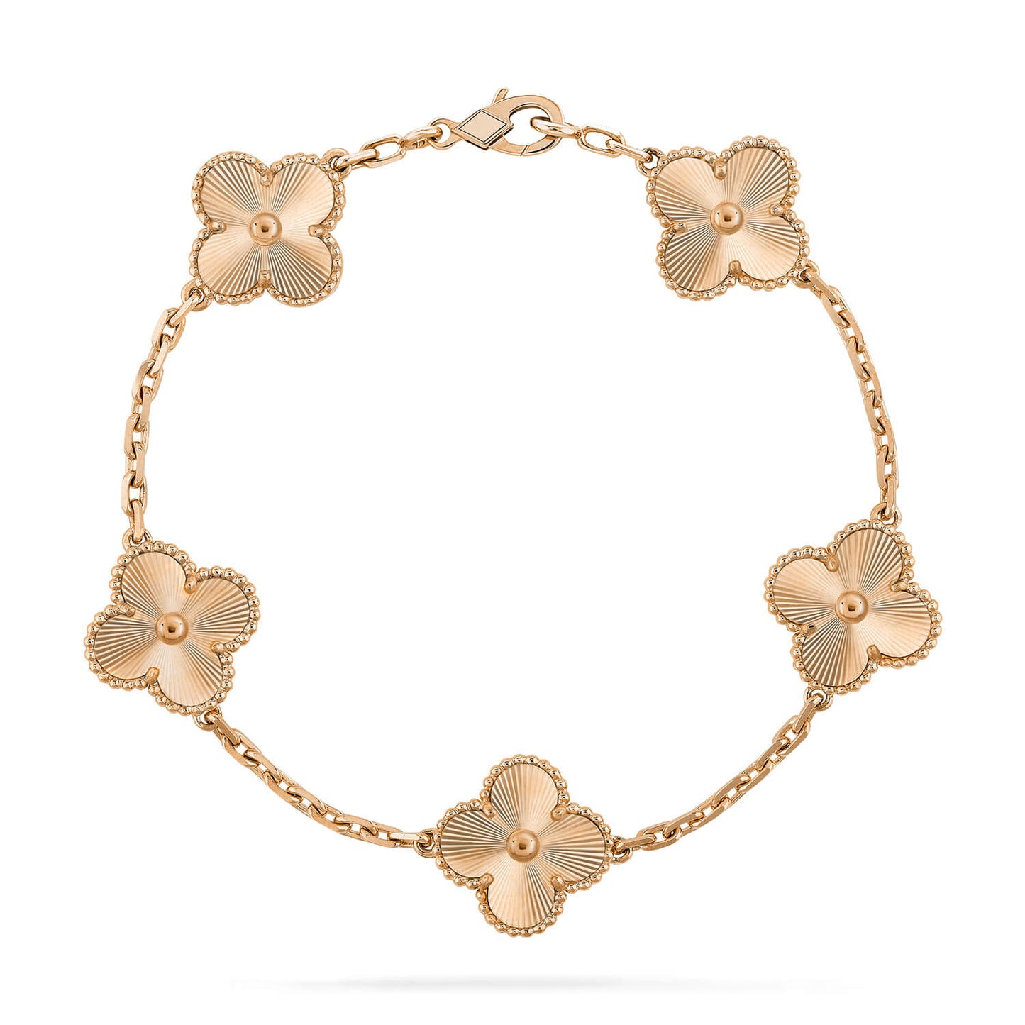 [Topon Jewelry]CLOVER 5 FLOWERS LASER BRACELET