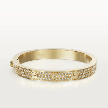 [Topon Jewelry]LOVE BRACELET 6.1MM DIAMOND-PAVED