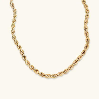 [Topon]Bianca Rope Chain Gold Necklace
