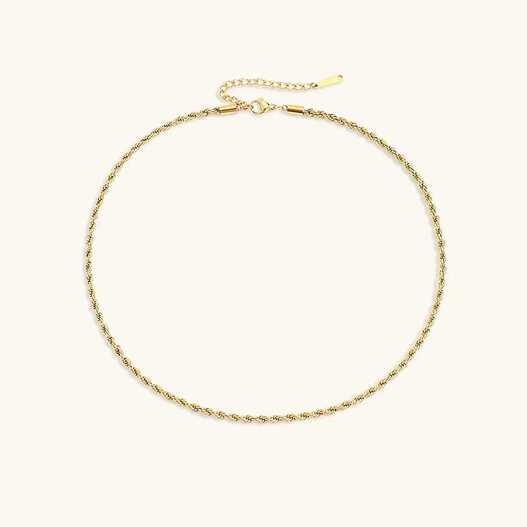 [Topon]Bianca Rope Chain Gold Necklace