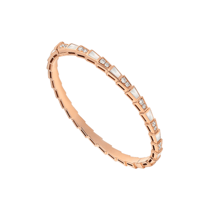 [Topon Jewelry]SERPENTI BRACELET PINK GOLD MOP DIAMOND