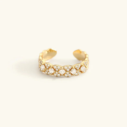 [Topon]Camille Gold Patterned Ring