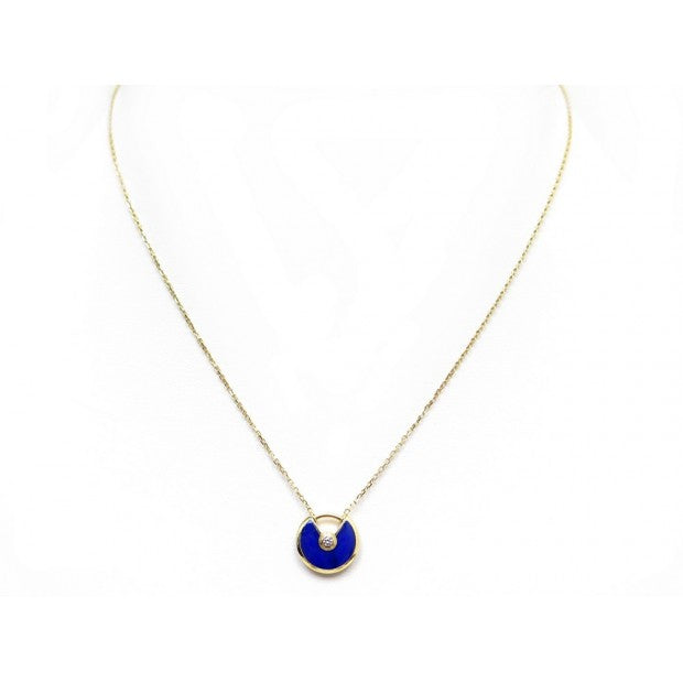 [Topon]AMULETTE ROSE GOLD AGATE NECKLACE