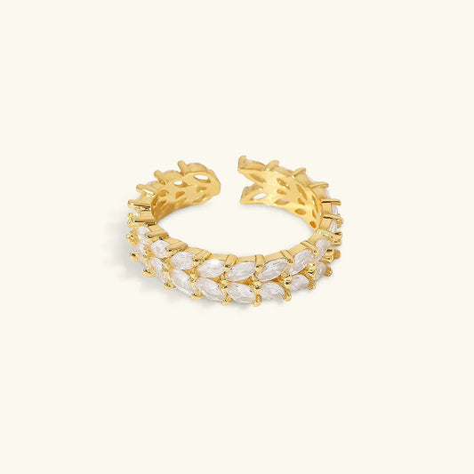 [Topon]Clarisse Patterned Gold Ring