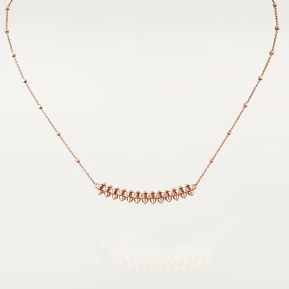 [Topon Jewelry]CLASH PINK GOLD NECKLACE