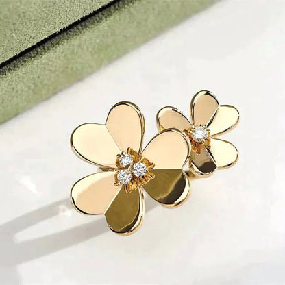 [Topon Jewelry]CLOVER COMOS GOLD DIAMOND RING