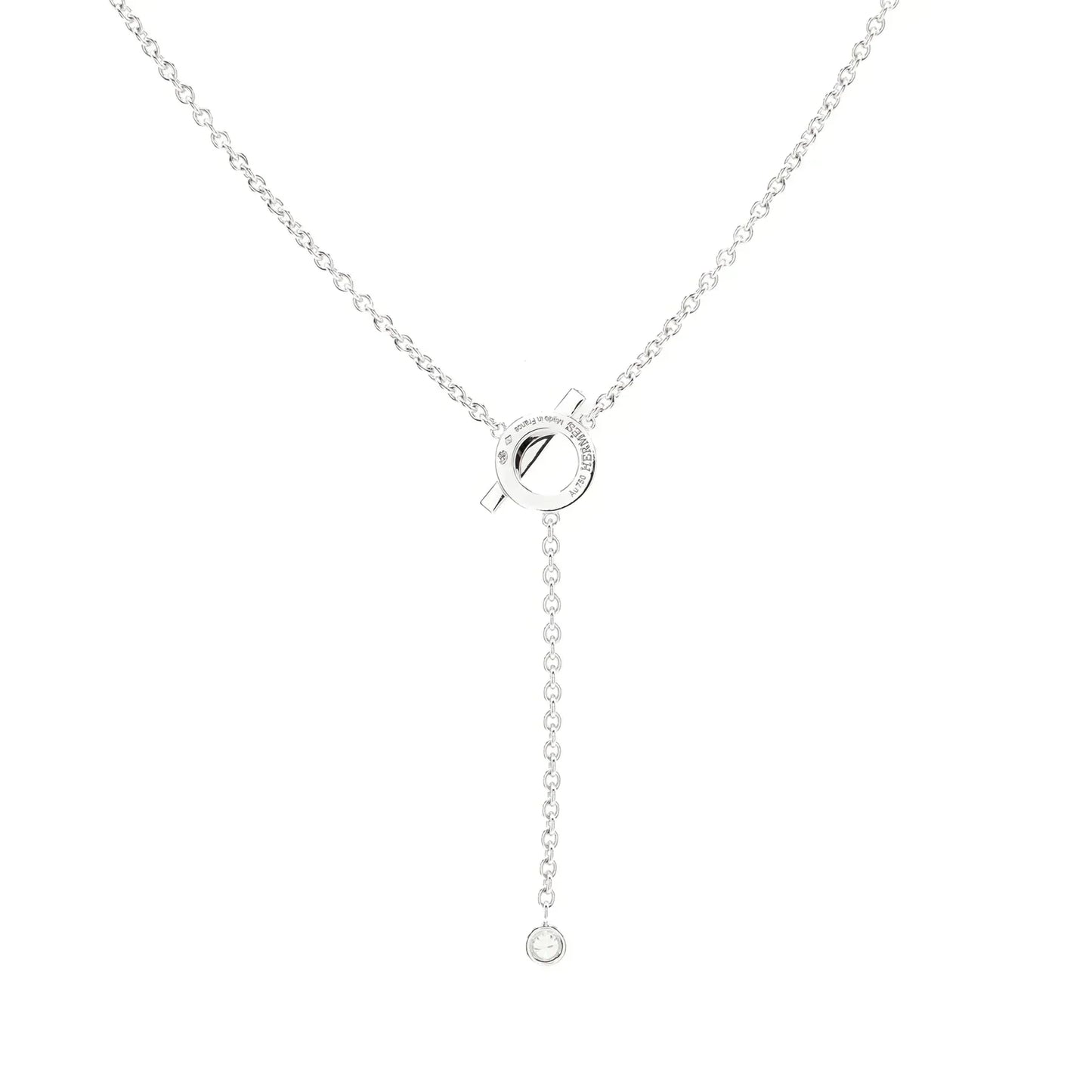 [Topon Jewelry]FINESSE SILVER DIAMOND NECKLACE