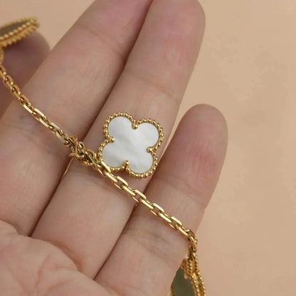 [Topon Jewelry]LUCKY SPRING 5 MOTIF GOLD BRACELET