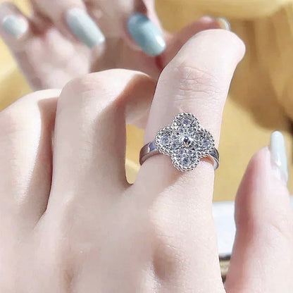 [Topon Jewelry]CLOVER DIAMOND RING