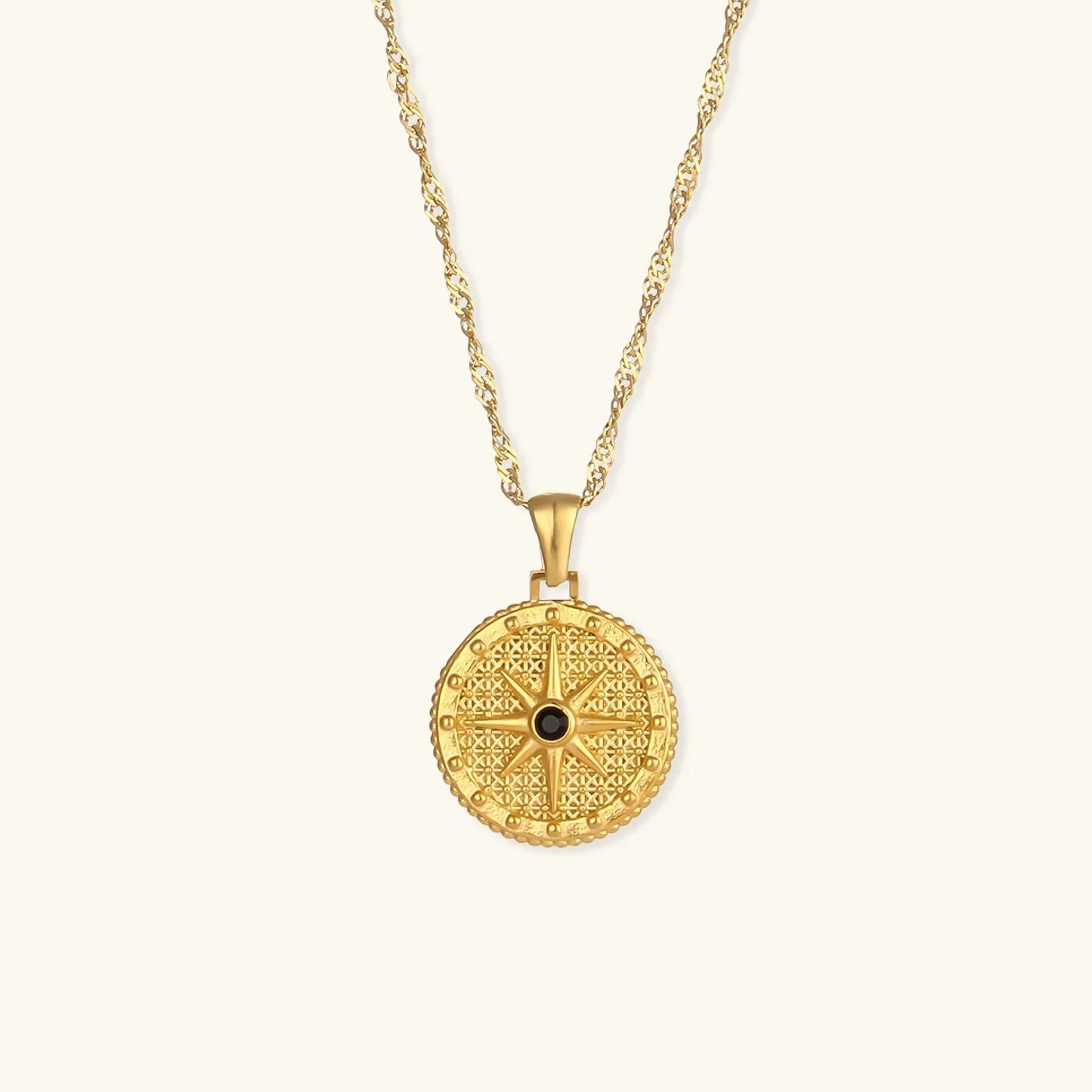 [Topon]Ellie Compass Necklace