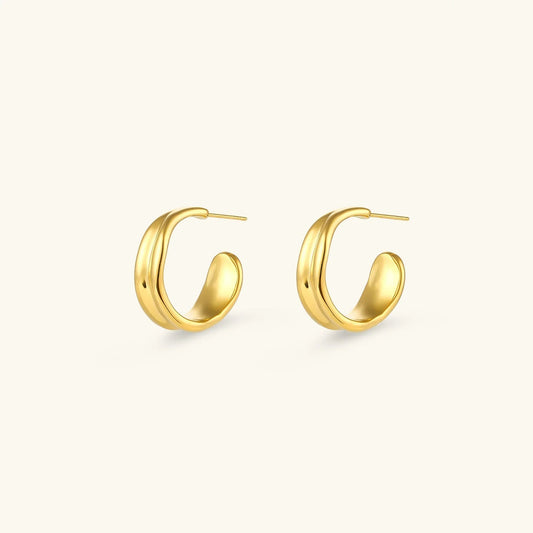 [Topon]Emily Wave Earrings