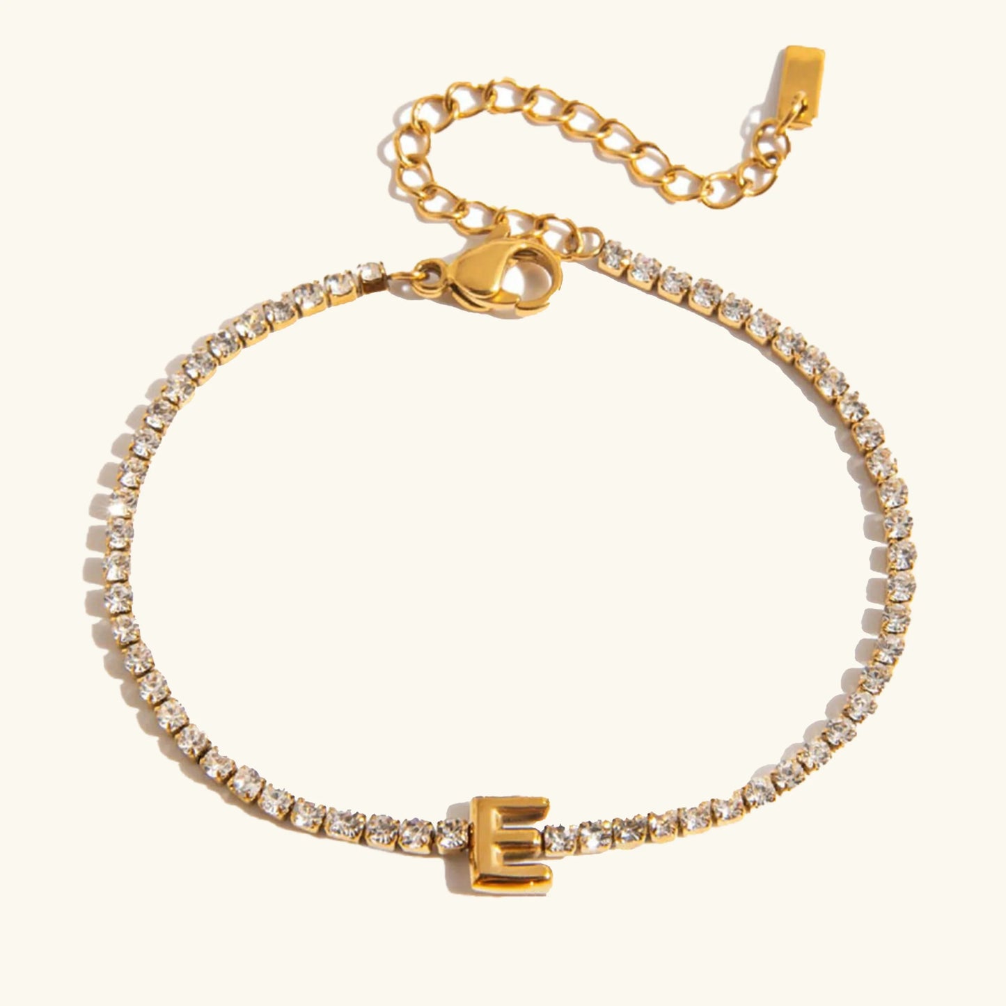 [Topon]Avaria Bubble Letter Tennis Bracelet