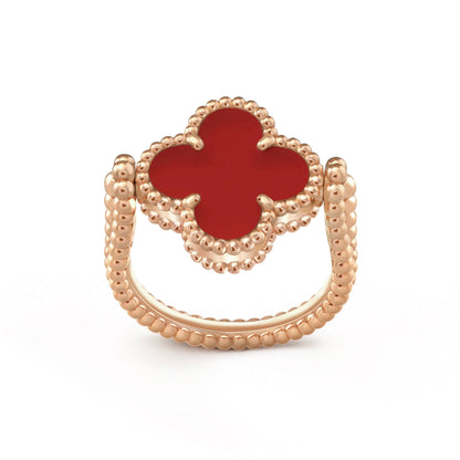 [Topon]CLOVER RIVERSIBLE PINK GOLD RING
