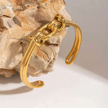 [Topon]Luce Gold Knot Bangle