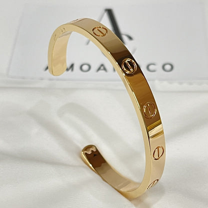 [Topon Jewelry]LOVE BRACELET 6.1MM OPEN CUFF