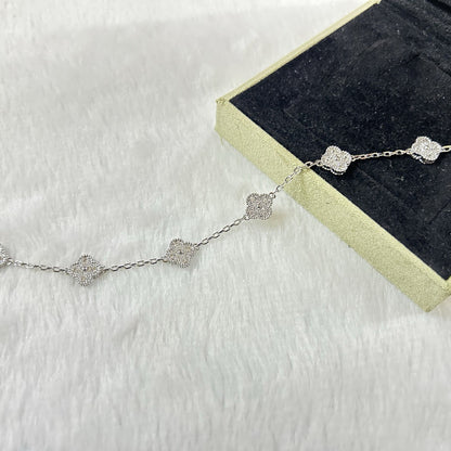 [Topon]CLOVER 6 MOTIF DIAMOND BRACELET