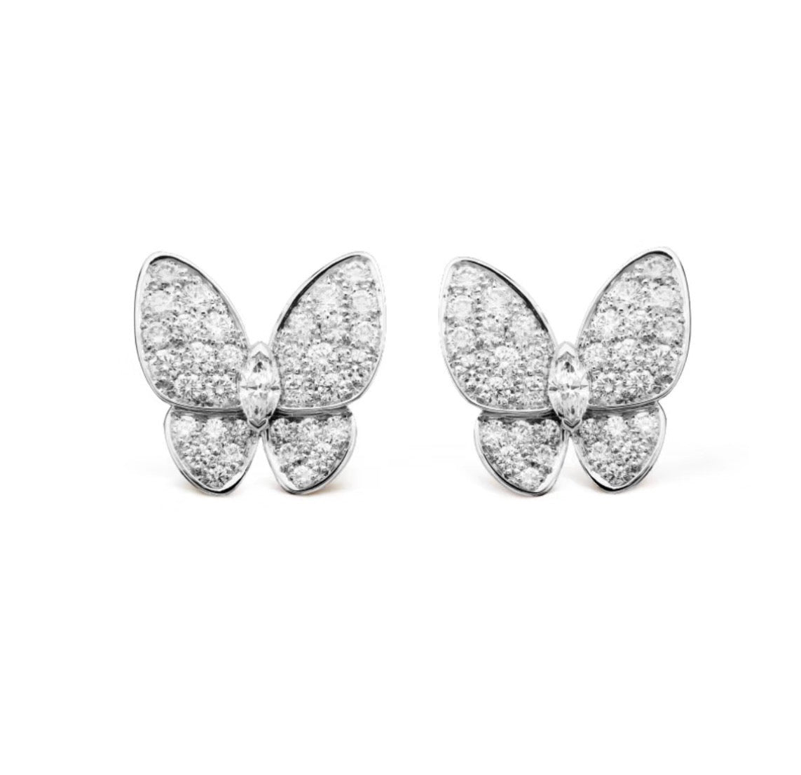 [Topon]BUTTERFLY ALL DIAMOND EARRINGS