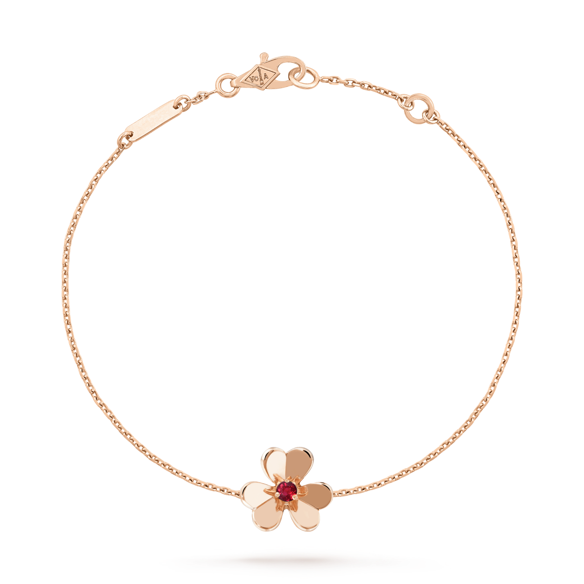[Topon]FRIVOLE GOLD FLOWER PINK MALACHITE BRACELET