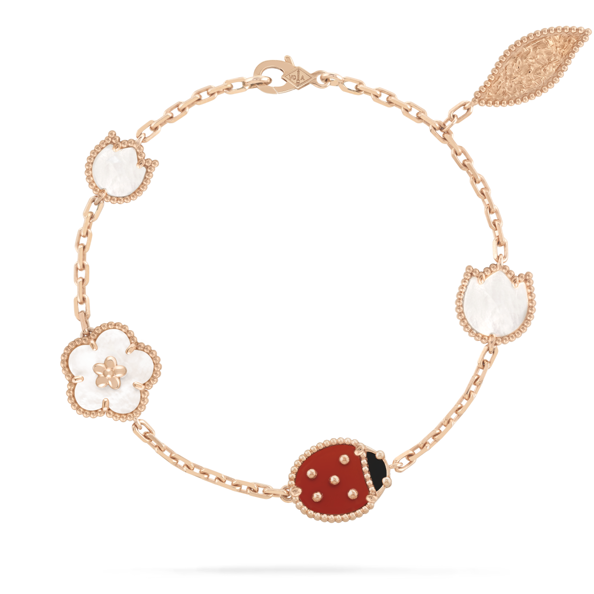 [Topon Jewelry]LUCKY SPRING 5 MOTIF BRACELET