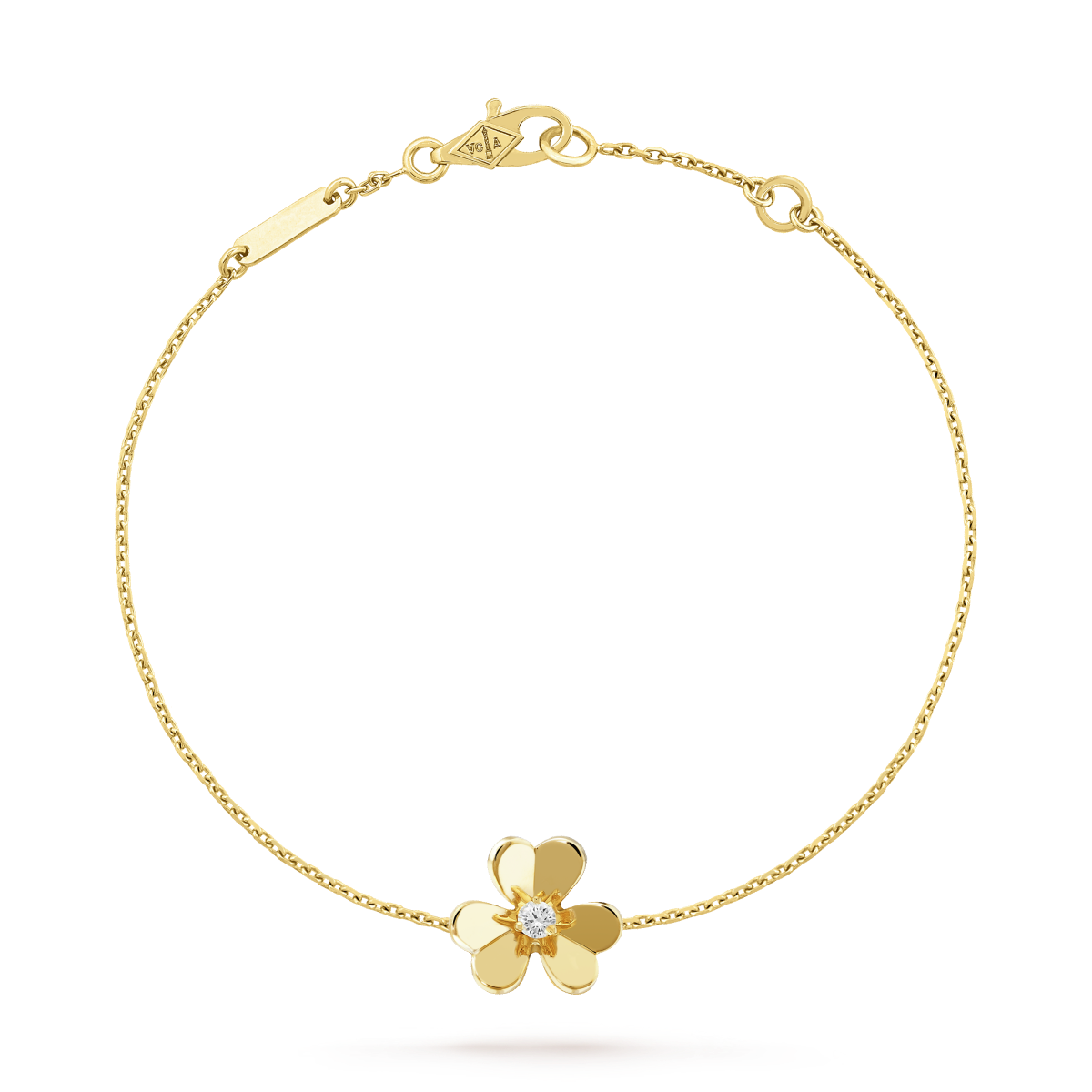 [Topon Jewelry]FRIVOLE GOLD FLOWER PINK MALACHITE BRACELET