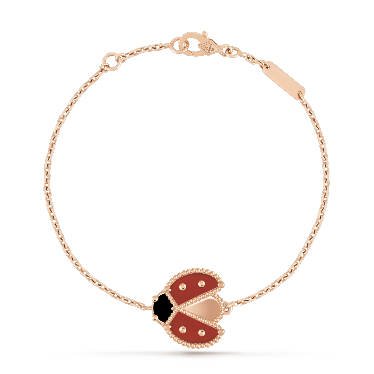 [Topon Jewelry]LUCKY SPRING 1 MOTIF PINK GOLD BRACELET