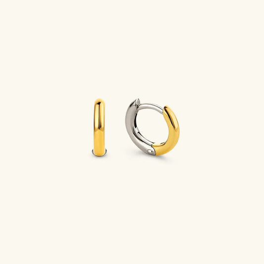 [Topon]Ingrid Two Tone Hoop Earring