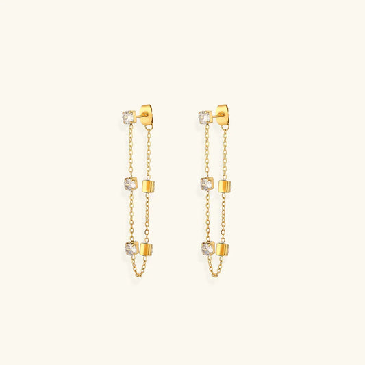 [Topon]Iris Diamond Earrings