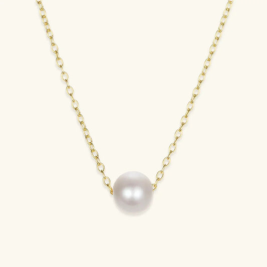[Topon]Isla Gold Pearl Necklace