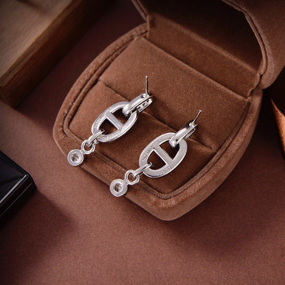 [Topon Jewelry]HM CHAINE DIAMOND EARRINGS