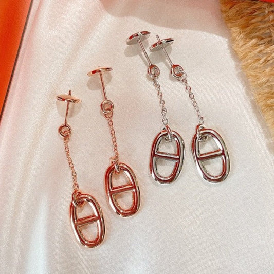[Topon]CHAINE TASSEL EARRINGS