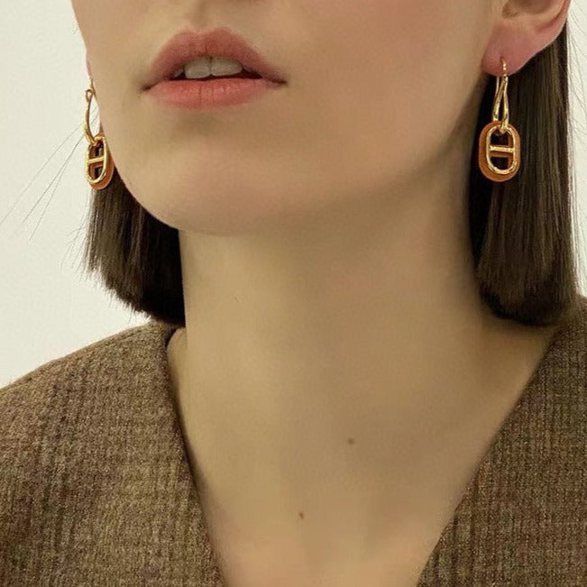 [Topon Jewelry]HM O'MAILLON GOLD EARRINGS