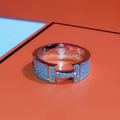 [Topon Jewelry]H RING FULL DIAMOND